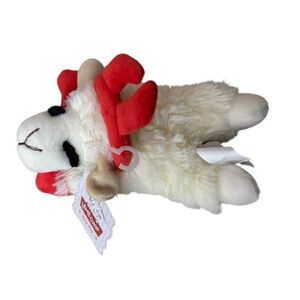 Multipet Lambchop Halloween Red Devil Horns Version 6" Lamb Chop Dog Toy Limited